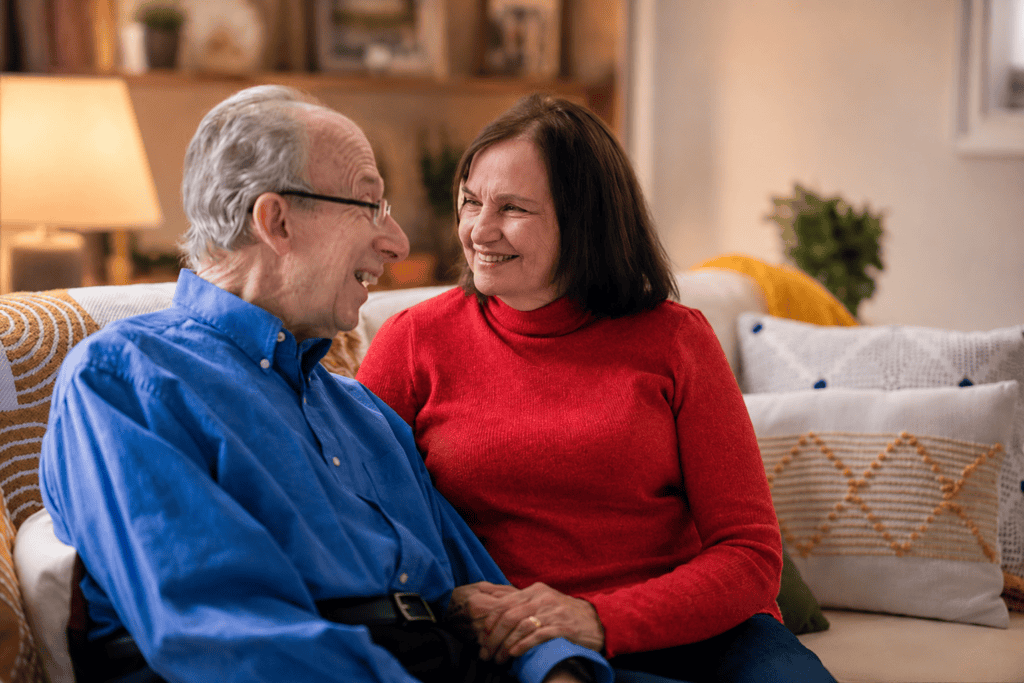 Klant met Dovida caregiver